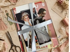 Curated Vintage Fashion Ephemera Collection | Princess Diana, Jackie O & More
