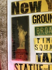 New York City Epoxy Stickers Ground Zero Liberty Empire Park Broadway Scrapbook