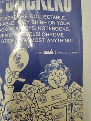 Vintage Stickers,mark 1,chrome Prism,RARE, Kissy,rainbows, Love, CS45,1 Sht,,AG2