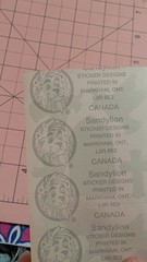 Vintage Sandylion Stickers Dove Crosses Stained Glass Lot 2 Modules