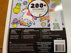 Fashion Angels Mini Sticker Book Library 200+ Stickers SEALED
