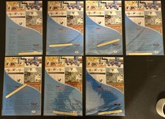 Lot of 7 TULIP RUB ON TRANSFERS MPD# 62, 36, 90, 263, 261 & 59 Floral Plants