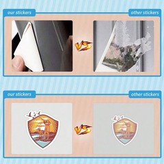 50 PCS Hunting Stickers Outdoor Adventure Wild Travel Stickers Waterproof Vinyl