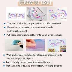 12Pcs Removable Whiteboard Stickers for Writing Use Dry Erase Wall Decals