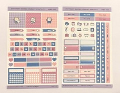Hubman and Chubgirl Stationary Buddies Hobonichi Cousin Kit Monthly NEW