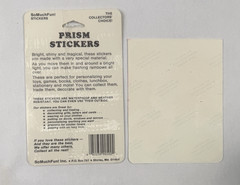 Vintage Stickers Prism Foil Hearts