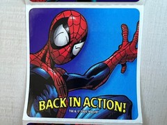 VTG Sandylion Spiderman stickers Lot Of 21 MediBadge RARE Stickers 2002, 04 2.5”