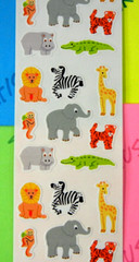 Safari Animals Sandylion Stickers Sheet