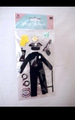 Jolee’s Boutique Police Uniform + Gear Scrapbook Embellishments Cards NEW 55C