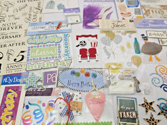 Large Scrapbook Lot Word Phrase Birthday Holiday Embellishment Craft Over 1.5lbs