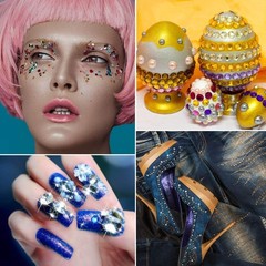 Selizo Craft Gems Self Adhesive Rhinestones Stickers Jewel Stickers Craft Jewels