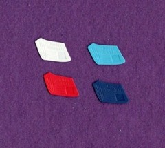 GRANDPA NEWSPAPER die cuts scrapbook cards
