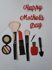 Lady’s Beauty Makeup Salon Combo cardstock die cuts