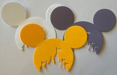 MICKEY’S CASTLE Die-Cut Set (3pc)Disney•Mouse•Head•Princess •Cartoon•Card Making