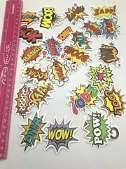 SUPERHERO SOUNDS Stickers Pack~25 PC for Skateboard~Laptop~Phone~Scrapbook