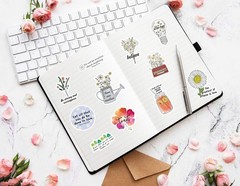 220Pcs Assorted Christian Stickers – Motivational Bible Quotes for Everyone