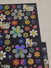 Vintage Stickopotamus Binder Stickers Lot Holographic 90s Y2K Peace Love Flower
