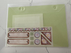 Creative Memories Chalet Double Dip Photo Mat Journaling Box Stickers Scrapbook