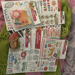 Amy Tangerine-7 Item Huge Lot-paper, Stickers, Ephemera