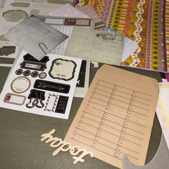 Scrapbook Embellishment Huge Lot Of Punch outs Every Genre Too Many To List