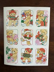 Vintage 80’s Gibson Greetings GGI Brand 4 X STICKERS SHEET Boats Holidays RARE