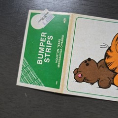 Vintage Rare 1978 United Feature Bumper Sticker Jim Davis Lot of 2 Garfield