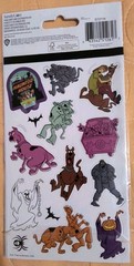 SCOOBY-DOO HALLOWEEN 54 STICKERS (4 Sheets) Multiple Designs NEW! Free Shipping!