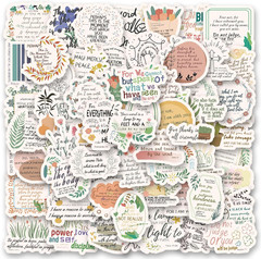 100 Pcs Bible Verse Stickers for Journaling and Water Bottles