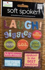 SOFT SPOKEN LAUGH LOL SMILE Giggle ENJOY Best GOOD TIMES Friends Funny Stickers
