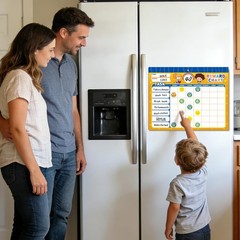 32 Chore Charts Behavior Reward Chart System, Sticker Chore Chart Pad with 23…
