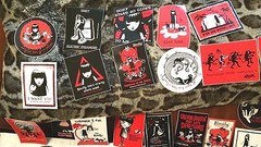 10 Pre Packaged RARE Emily the Strange stickers Red & Black