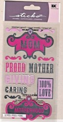 Stickopotamus Mother Theme – Motherhood, Proud, Caring, Giving, Mom, Love