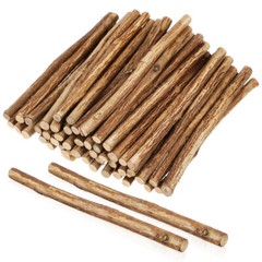 50 Pcs Wooden Sticks for Crafts Branches Craft Log Sticks Rustic Home Decors New