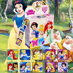 2 Pack Princess Stickers, 20 Designs, 400 Self Adhesive Roll Stickers