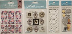 Lot of 13 all JOLEE’S BOUTIQUE Dimensional Scrapbooking Stickers Mix