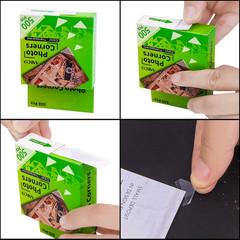 2 Pack Transparent Photo Corners Clear Picture Mounting Corner Stickers for DIY