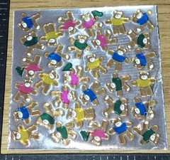 Vintage Stickers Cardesign Teenie Weenies T Shirt Teddies Chrome 1 Mod,code20-1