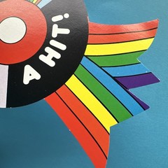 Vintage 80s CTP Award Ribbon Stationery You’re A Hit Music Record Bookmark