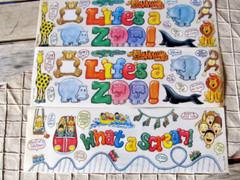 Karen Foster Sticker Parade Stickers -Love Bug-Life’s A Zoo-What A Scream- More