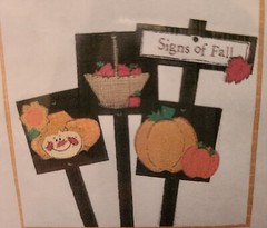 4 Die-Cut Sets Craft Embellishments Scrapbook/Cards Turkey, Scarecrow, Fall #162