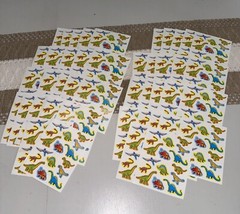 Vintage Carson Dellosa Sticker LOT Dinosaurs Rainforest Animals – 84 Sheets