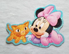 Vintage Lot of 5 Disney Babies Vending Machine Sandylion Stickers Mickey Minnie