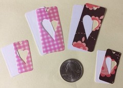 HEART TAG Die-Cuts(12pc)Comes In 2 Sizes(1-1/4″x 1/2″)&(7/8″x 2″)Card Making•