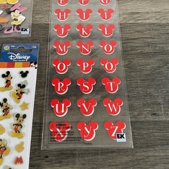 Disney Mickey Mouse and Friends Scrapbooking Stickers~Lot of 5 Packs~NEW