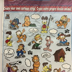 Okee Dokee Garfield Sticker Activity Pack Create Your Own Cartoon Strip DAMAGED