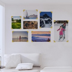 240 Pieces Photo Corners Self Adhesive Photo Corner Stickers, Picture Mounting C