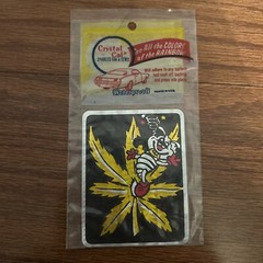 CRYSTAL CAL POT BEE MARIJUANA GENUINE VINTAGE RARE STICKER NEVER OPENED AWESOME!