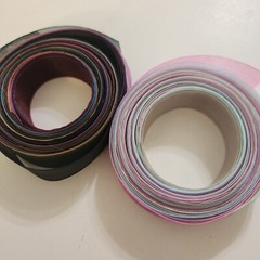 NEW Variety RIBBON Semi Sheer Multi-Color Pastel Jewel Tone 20 Pieces 36-40″ -B