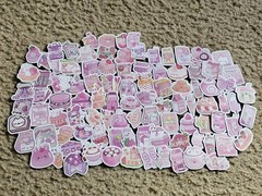 Lot Of Assorted Sweet Treat Stickers, Approximately 95 Stickers, Desserts Snacks
