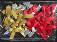 Anna Griffin FUN! HOLIDAY EMBELLISHMENT LOT Rosettes, Ribbons, Sparkly things!